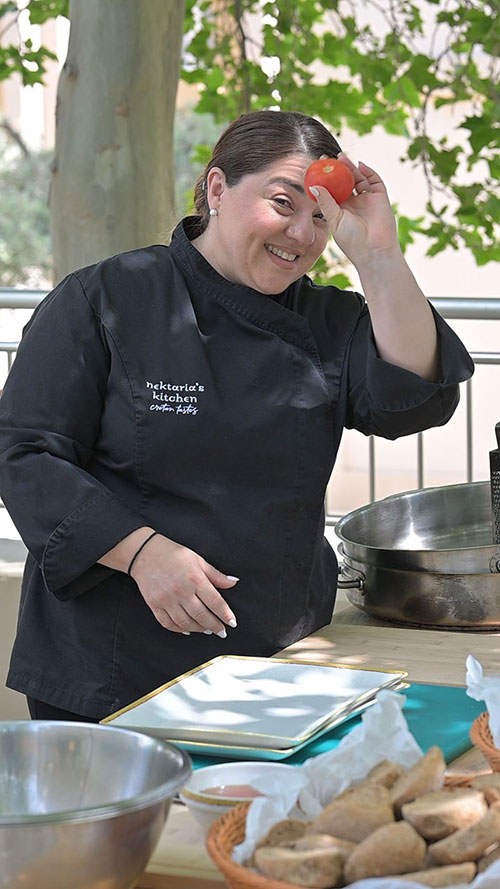Cretan Cooking Lessons with Nektaria Kokkinaki