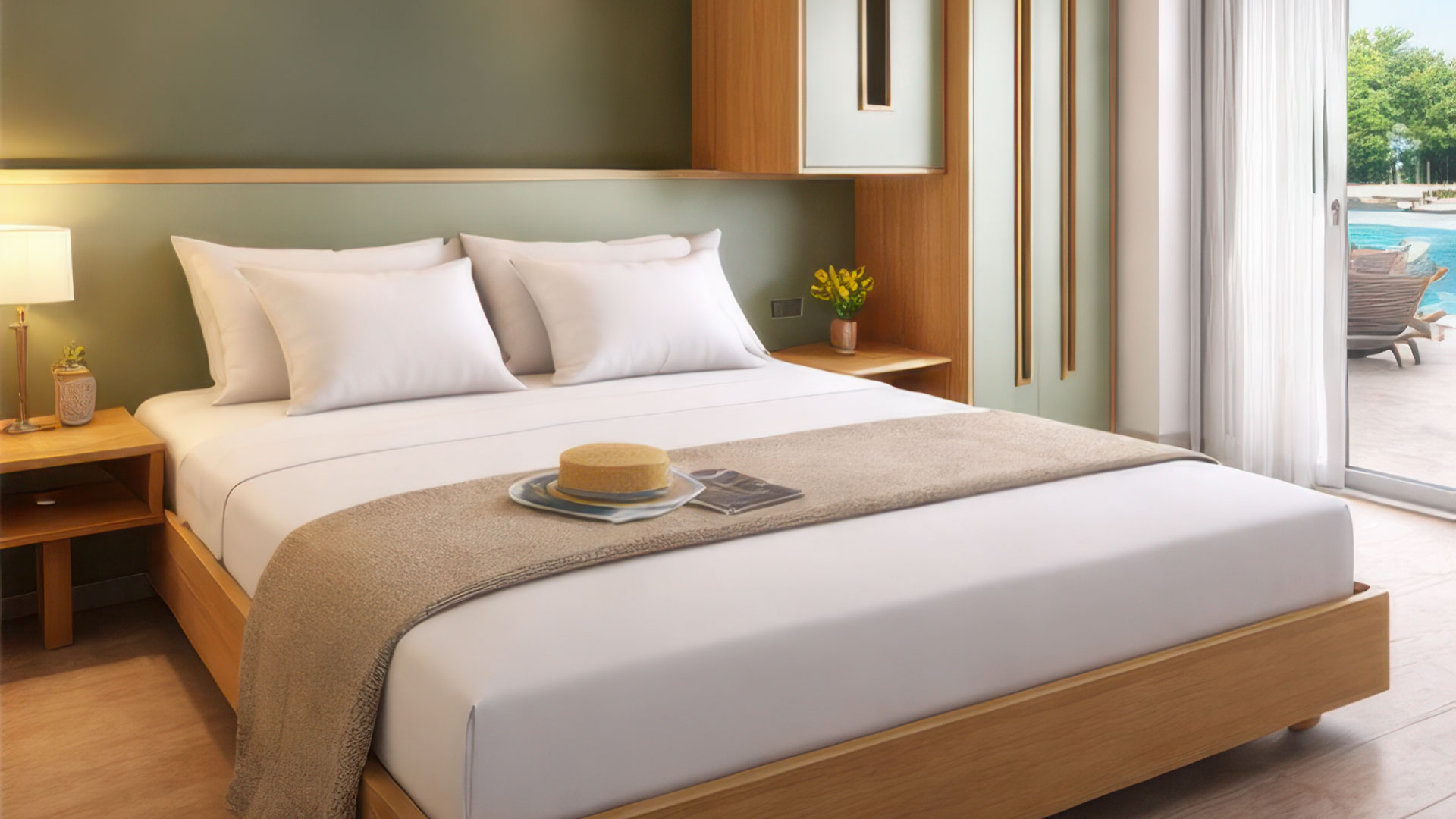 Swim Up Family Room Land View